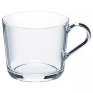 IKEA 365+ Clear Glass 12oz Mug Tempered Glass Microwave Safe Set of 2